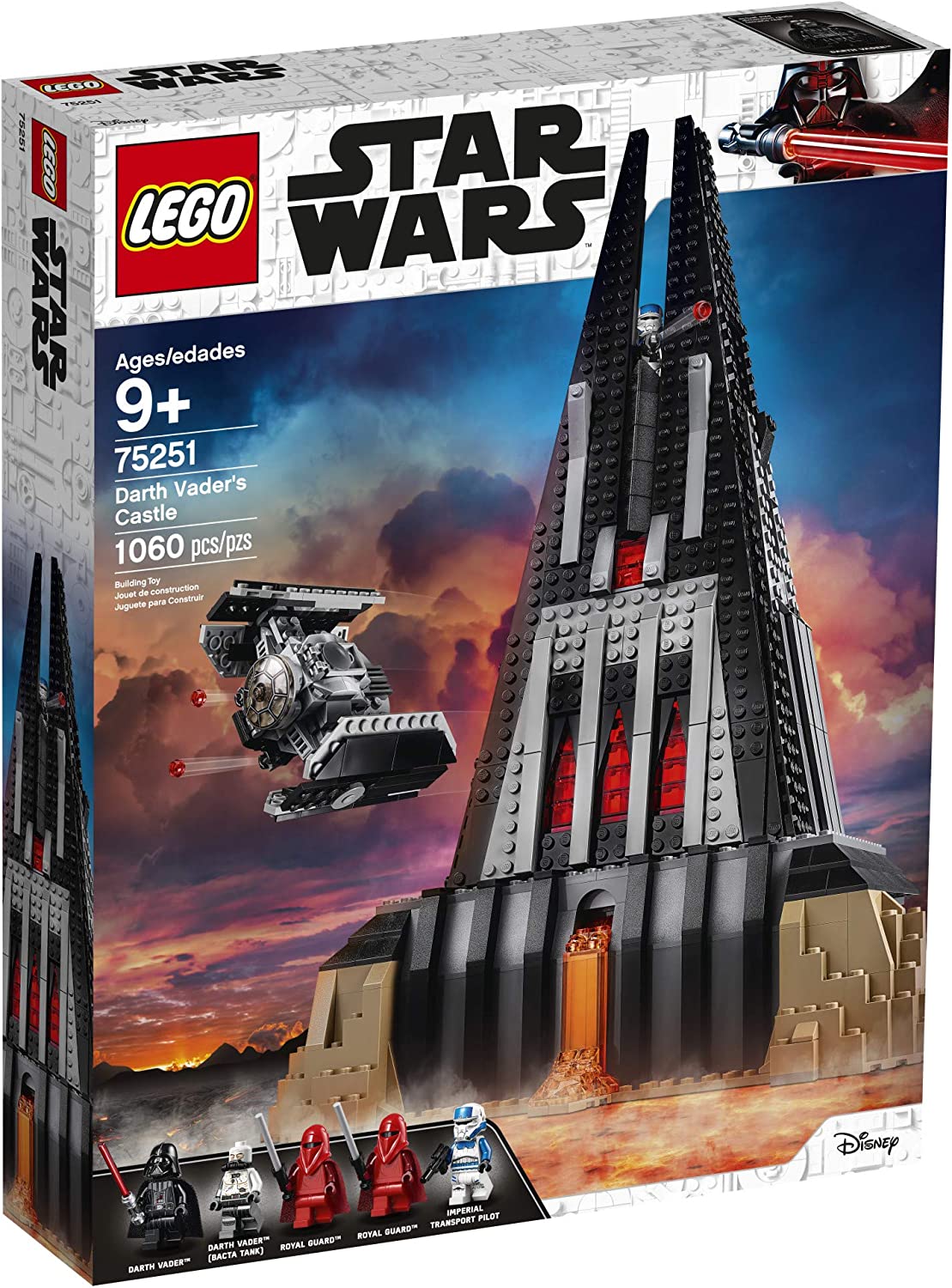 LEGO Star Wars Darth Vader's Castle 75251 (1,060 piezas)