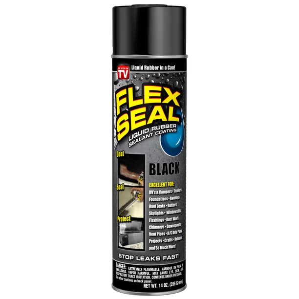 Revestimiento de sellador de caucho líquido en aerosol Flex Seal, 14Oz.
