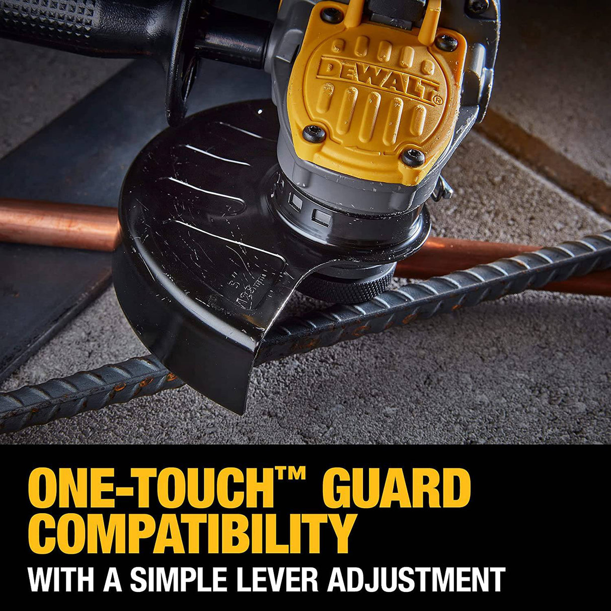 DEWALT FLEXVOLT ADVANTAGE 20V MAX* Amoladora angular, interruptor de paleta, 4-1/2 pulgadas a 5 pulgadas, solo herramienta (DCG416B) - DIGVICE MX