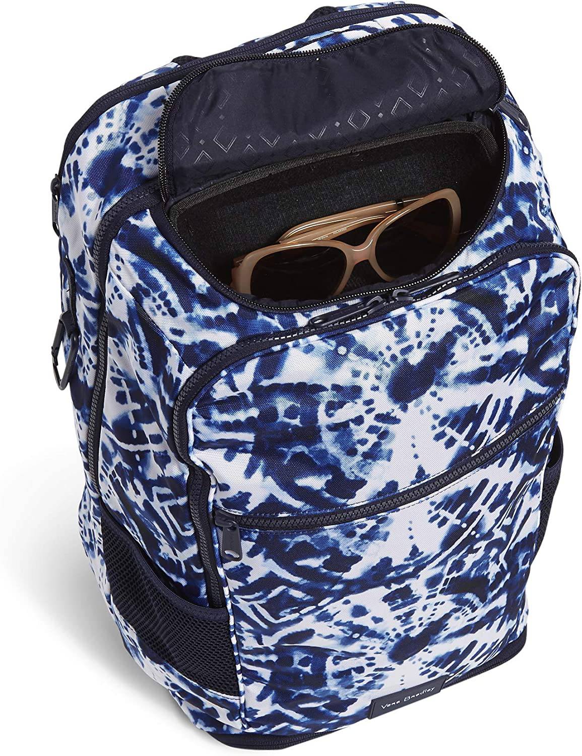 Vera Bradley - Mochila de viaje reactiva reciclada Lighten Up para mujer, Island Tie-dye, talla única
