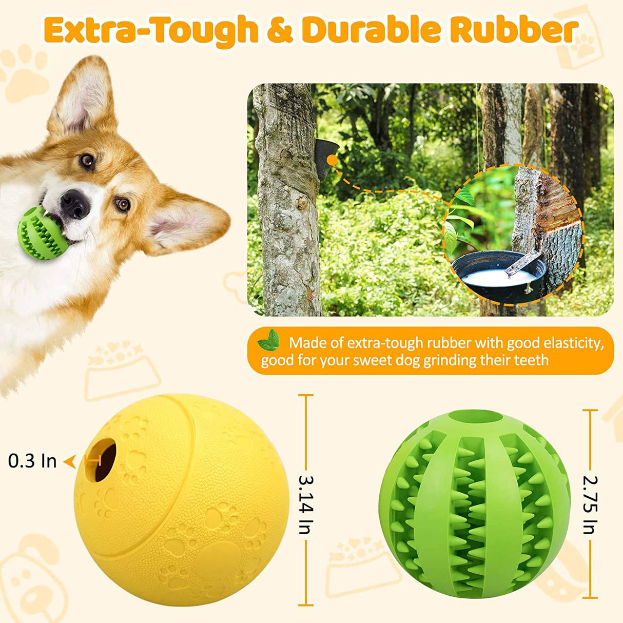 HIPPIH - Juguetes interactivos para perros cachorros, paquete de 2, juguetes de rompecabezas, pelotas, juguetes para perros dispensadores de golosinas - DIGVICE MX