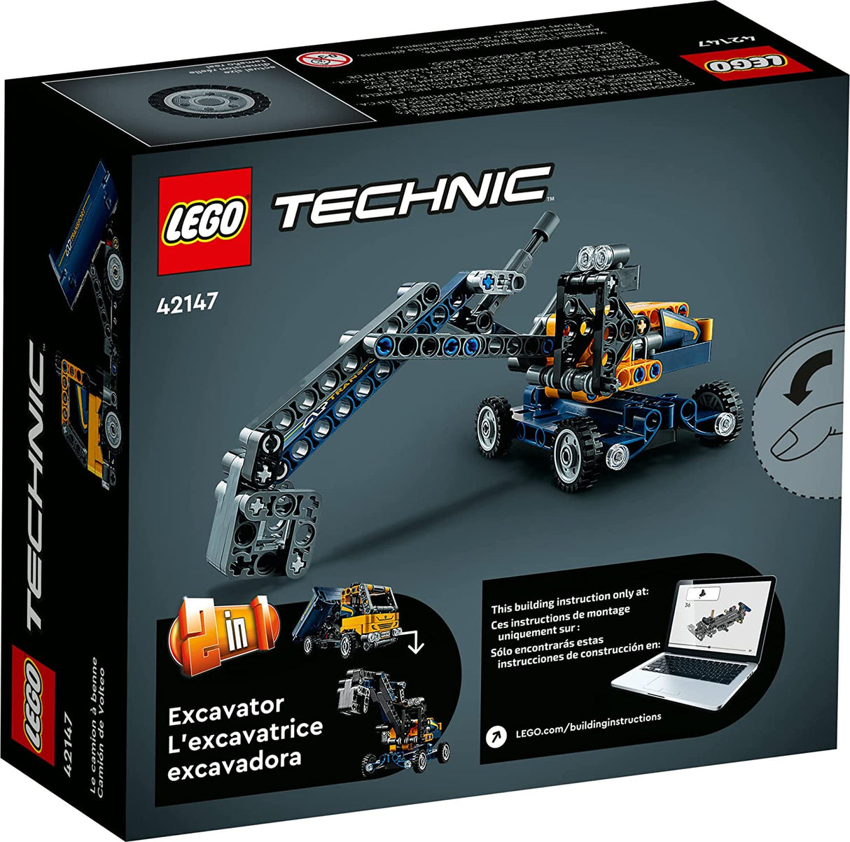 LEGO Technic Dump Truck 42147 (177 piezas)