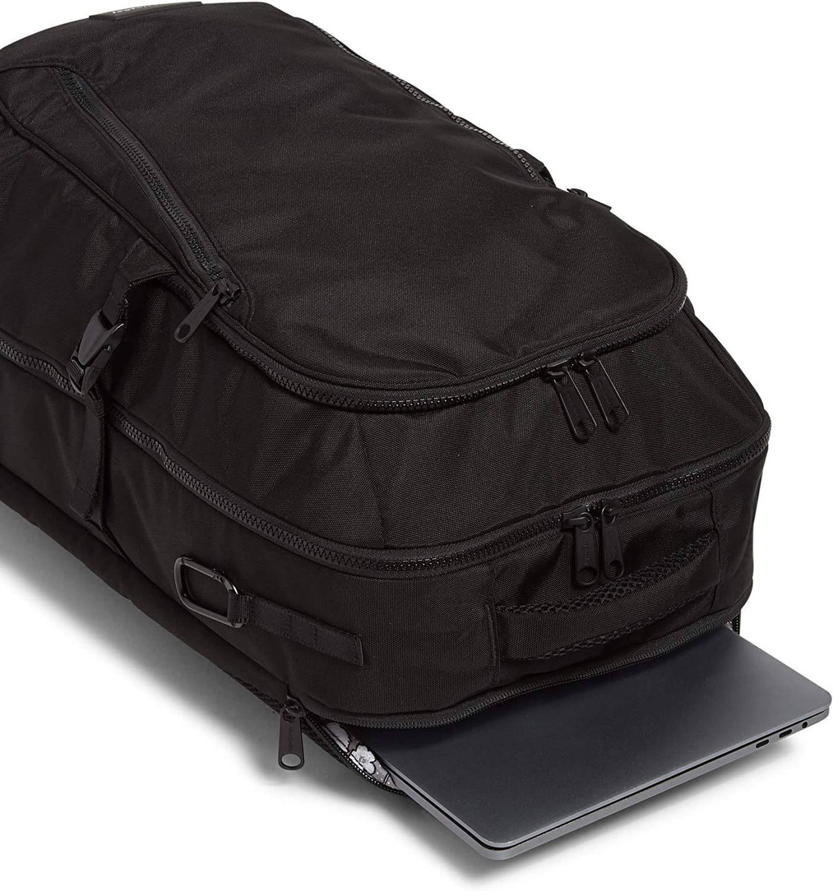 Vera Bradley - Mochila de viaje para mujer reciclada Lighten Up Reactive Lay Flat, color negro, talla única