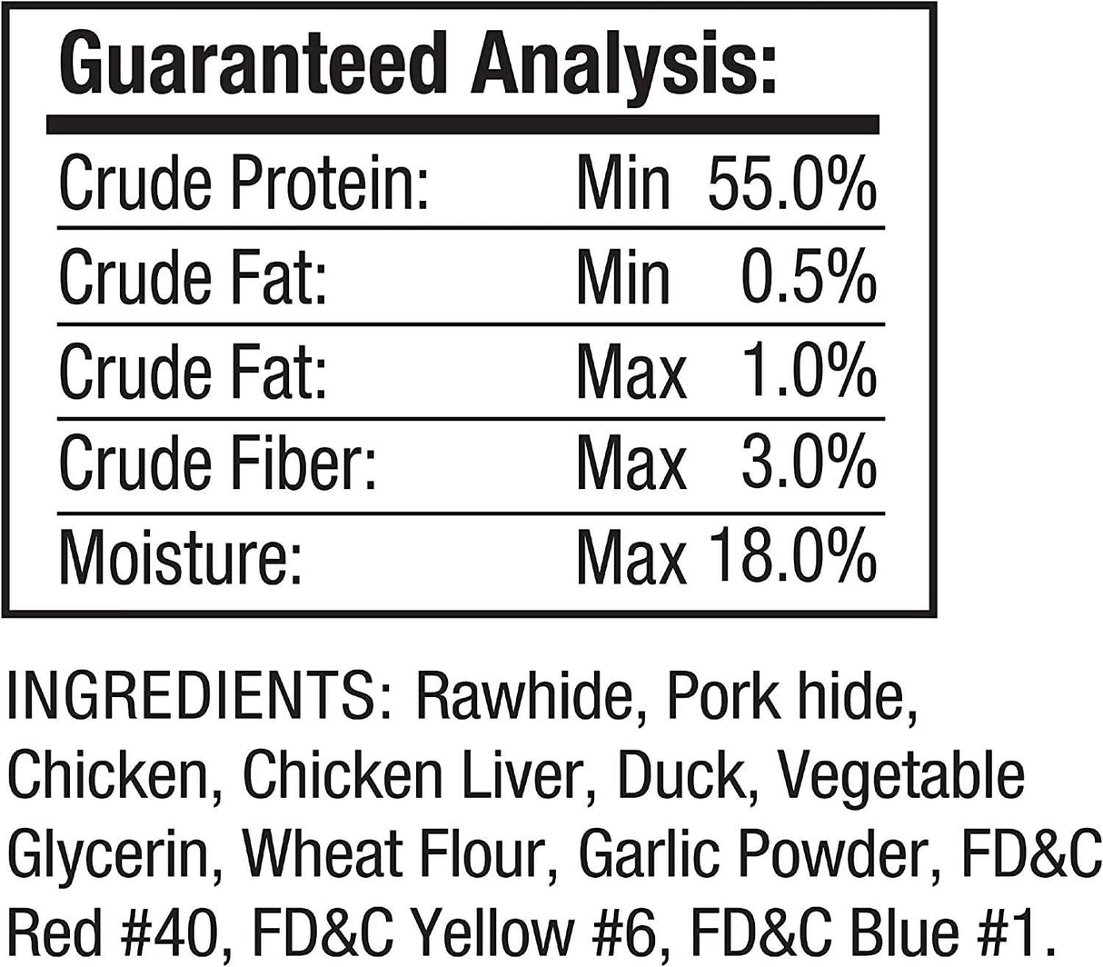 Good'N'Fun Brochetas de cuero crudo con triple sabor para perros - DIGVICE MX