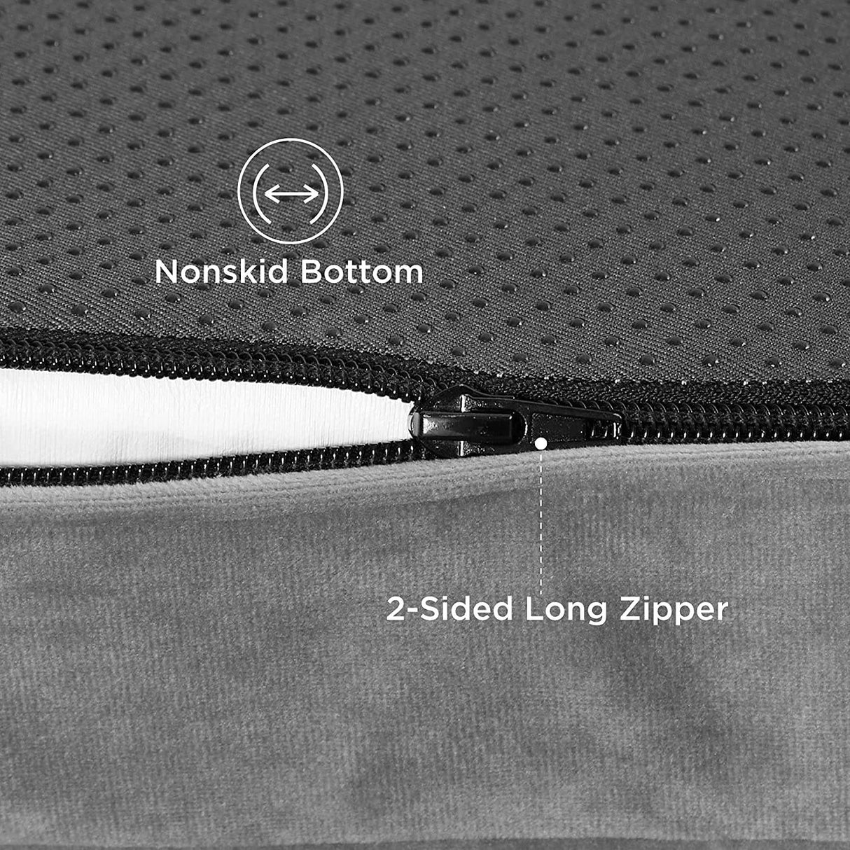 BEDSURE - Cama ortopédica para perro, perros medianas/grandes/extragrandes, sofá de espuma con funda extraíble lavable, forro impermeable y sofá inferior antideslizante - DIGVICE MX