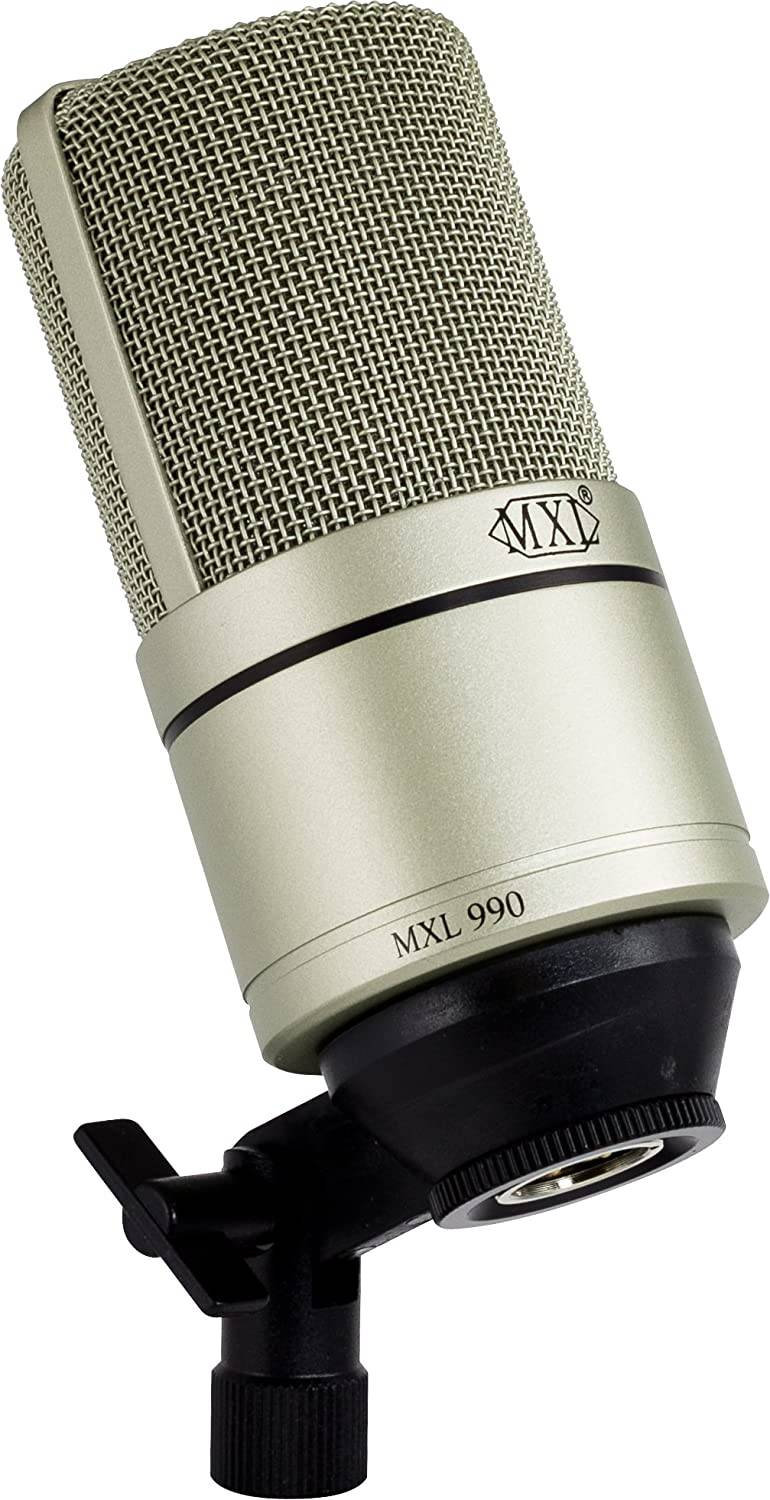 MXL - Micrófono de condensador para instrumentos, conector XLR, champán (MXL-990)