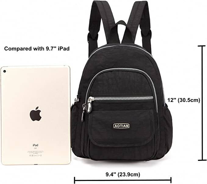 AOTIAN - Mini Nylon Mujeres Mochilas Casual Ligero Pequeña Mochila