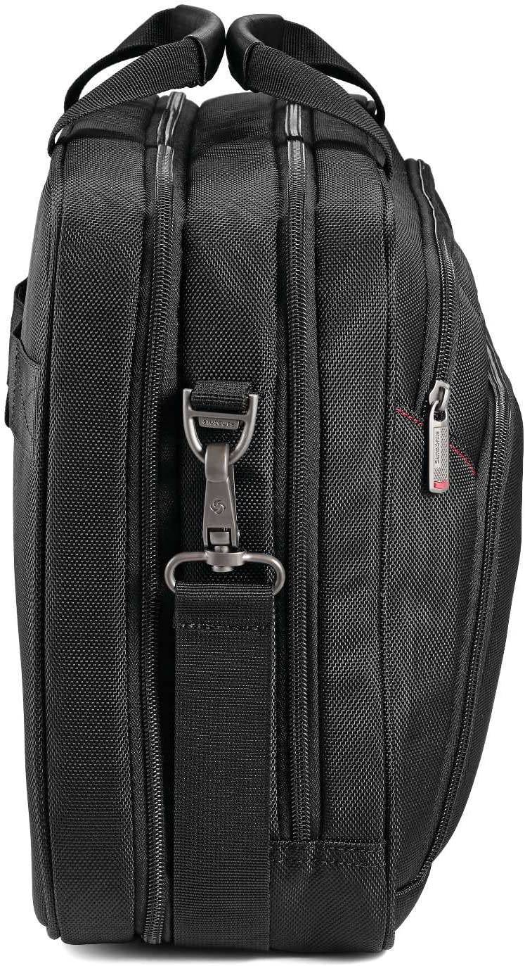 Samsonite Xenon 3.0 Gusset Check-Point Friendly Tech Locker Brief, negro