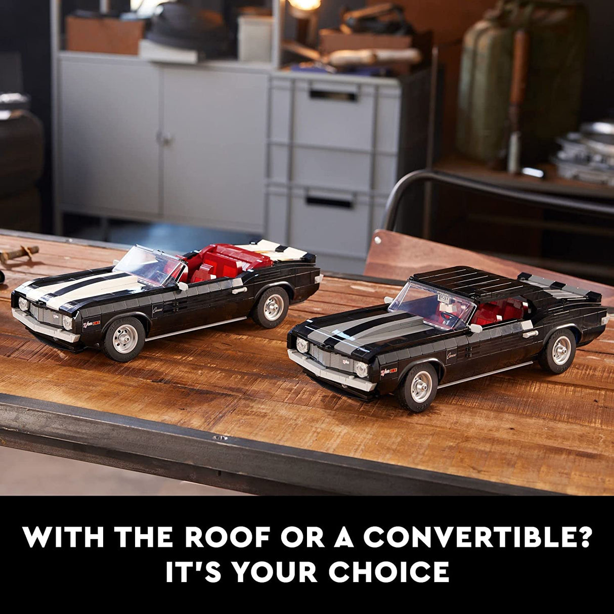 LEGO Chevrolet Camaro Z28 10304 Juego de construcción para adultos (1458 piezas)