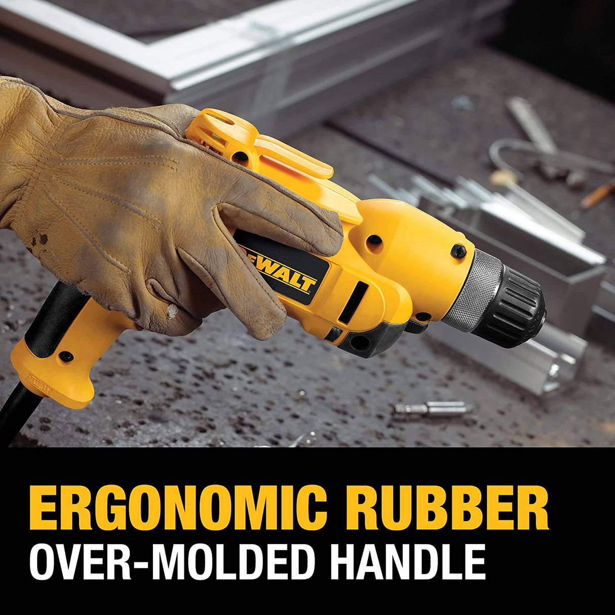 DEWALT Taladro con cable, 7.0 amp, 3/8 pulgadas, empuñadura de pistola (DWD110K) - DIGVICE MX