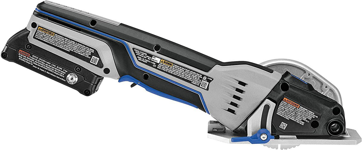 Dremel US20V-01 Kit de herramientas de sierra circular compacta con (1) batería de 20 V, (3) ruedas de corte y bolsa de almacenamiento - 15 000 RPM - Ideal para corte al ras, corte por inmersión y preparación de superficies - DIGVICE MX