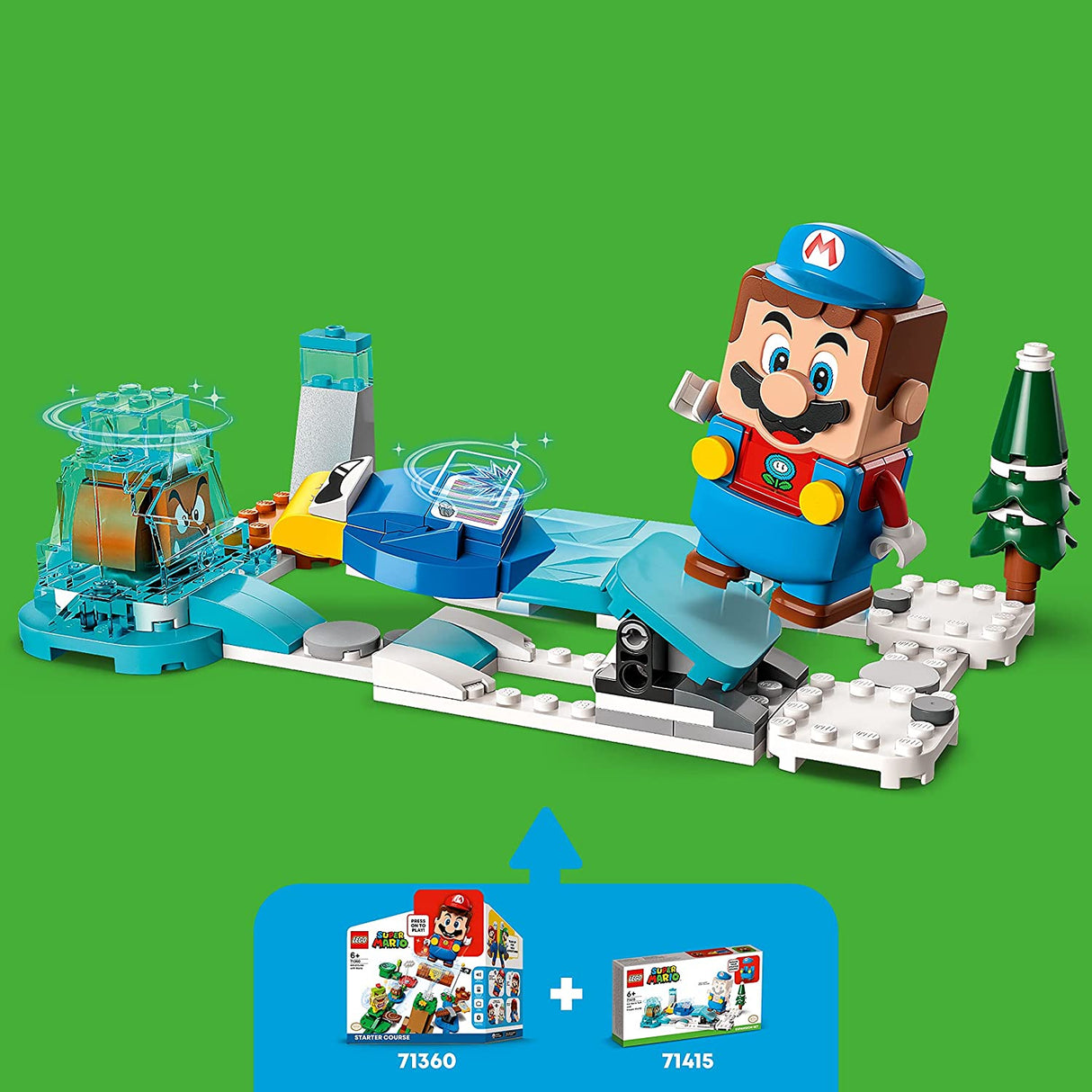 LEGO Super Mario Ice Mario Suit y Frozen World Expansion 71415 (105 piezas)