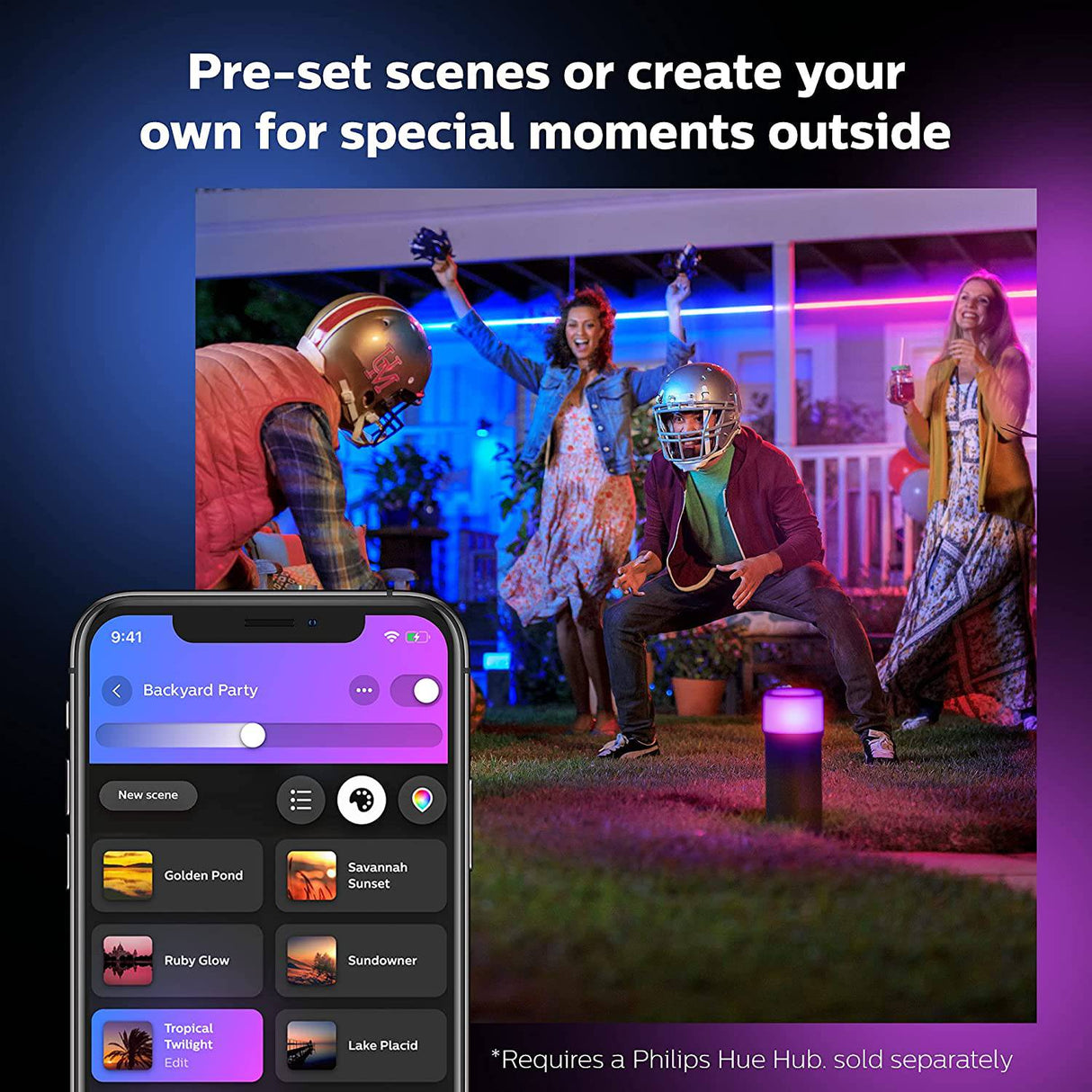 Philips Hue Smart Outdoor Lightstrip, 5 m/16 pies, (voz compatible con Amazon Alexa, Apple Homekit y Google Home, Hue Hub se vende por separado), color blanco - DIGVICE MX