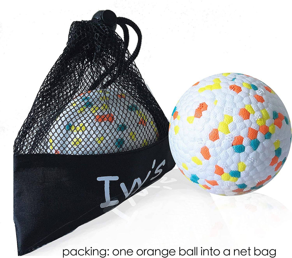 IVY´S - Pelota para perros Pelotas de juguete duraderas para perros, resistentes a las mordeduras Perros interactivos de alta elasticidad Juguetes para mascotas Pelotas de ejercicio - DIGVICE MX