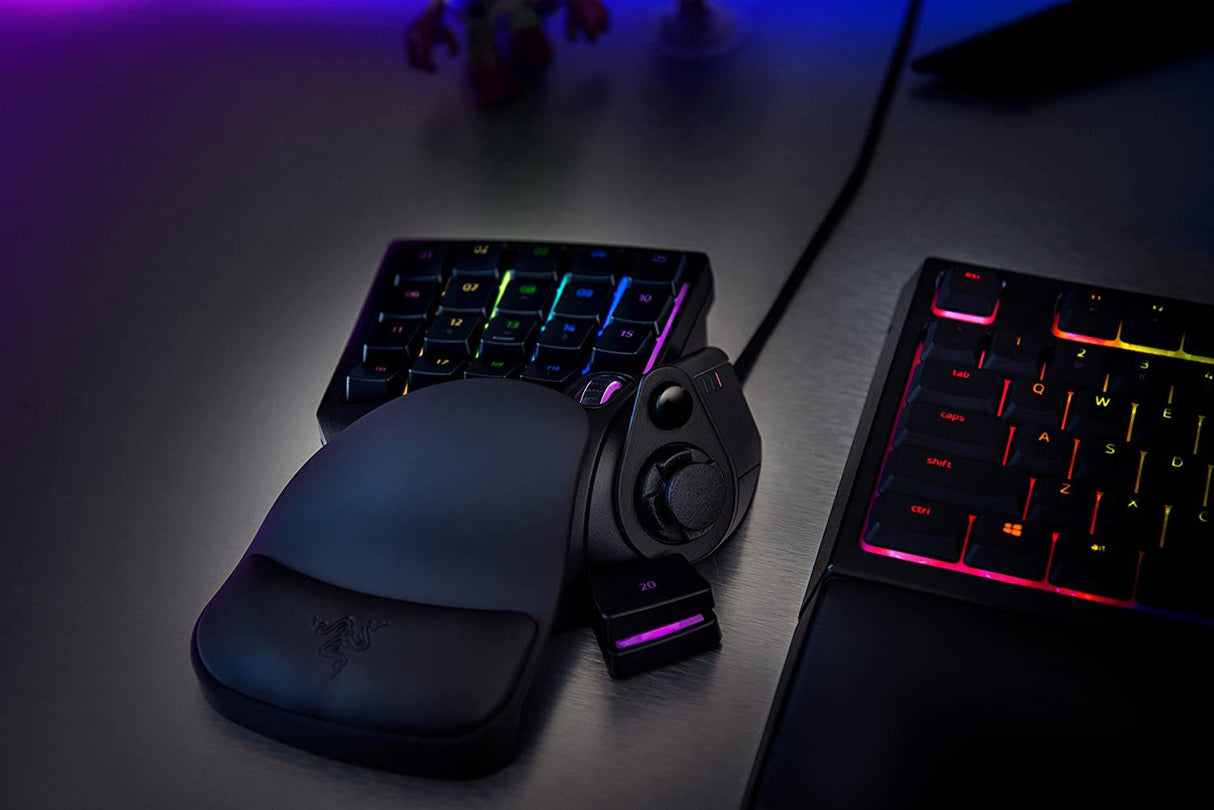 Razer Tartarus v2 - Teclado para juegos: Interruptores de tecla de membrana mecánica - 32 teclas programables - Iluminación Chroma RGB personalizable - Macros programables - Negro clásico