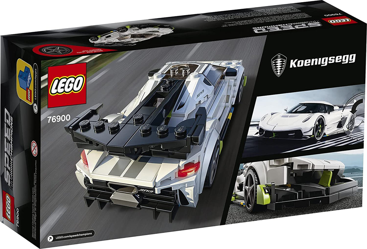 LEGO Speed Champions Koenigsegg Jesko 76900 Juego de juguetes de construcción para niños, niños y niñas a partir de 7 años (280 piezas)
