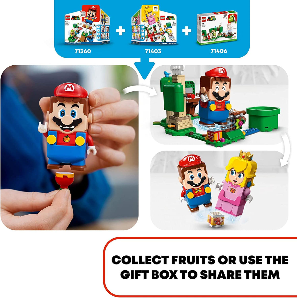 LEGO Super Mario Yoshi's Gift House Expansion Set 71406 (246 piezas)