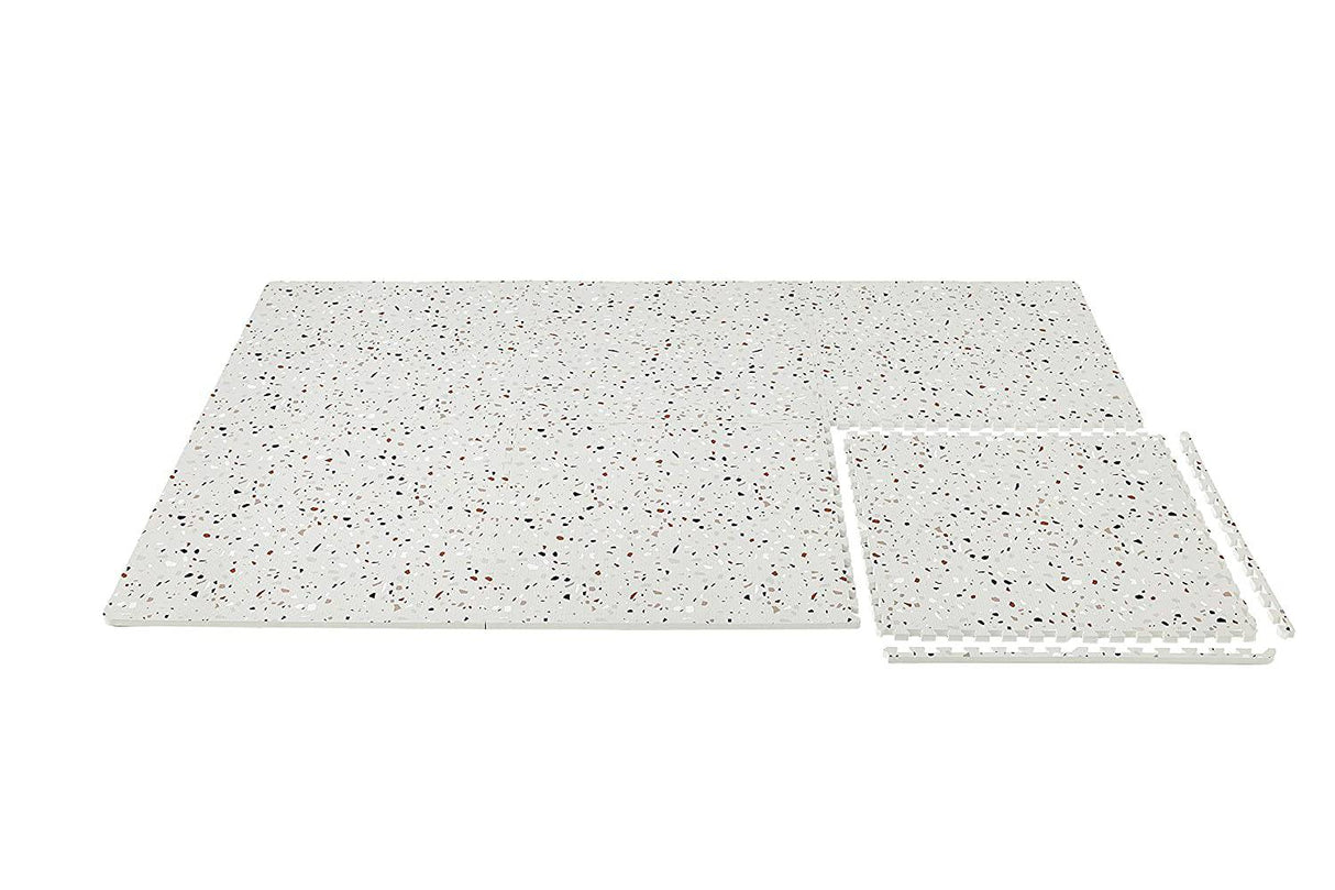 Yay Mats Alfombra de juegos para bebé extra grande y elegante. Espuma suave, gruesa y no tóxica cubre baldosas expandibles de 6 pies x 4 pies con bordes Tapete de juegos para bebés y niños Tapete para el tiempo boca abajo - DIGVICE MX