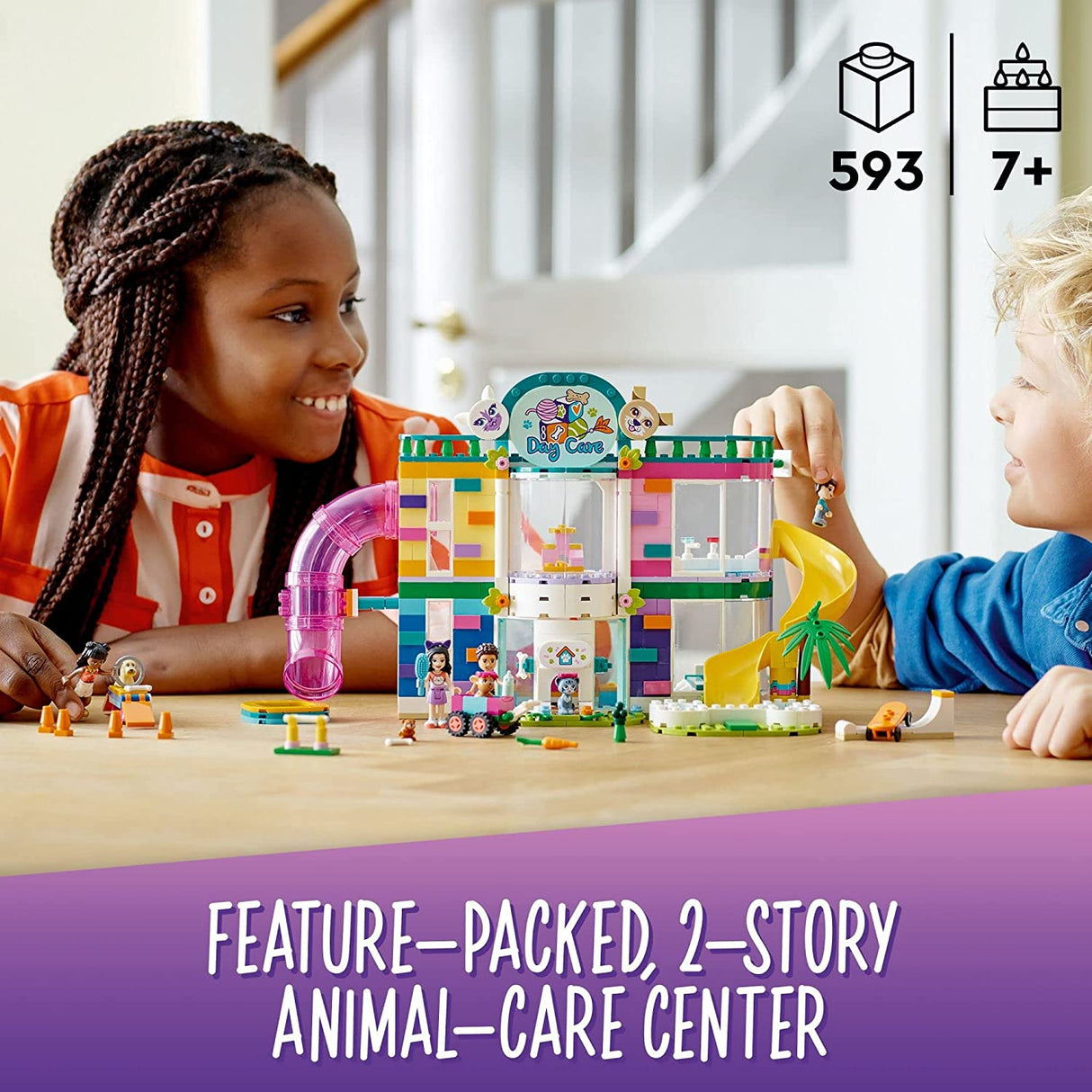 LEGO Friends Pet Day-Care Center 41718 (593 piezas)