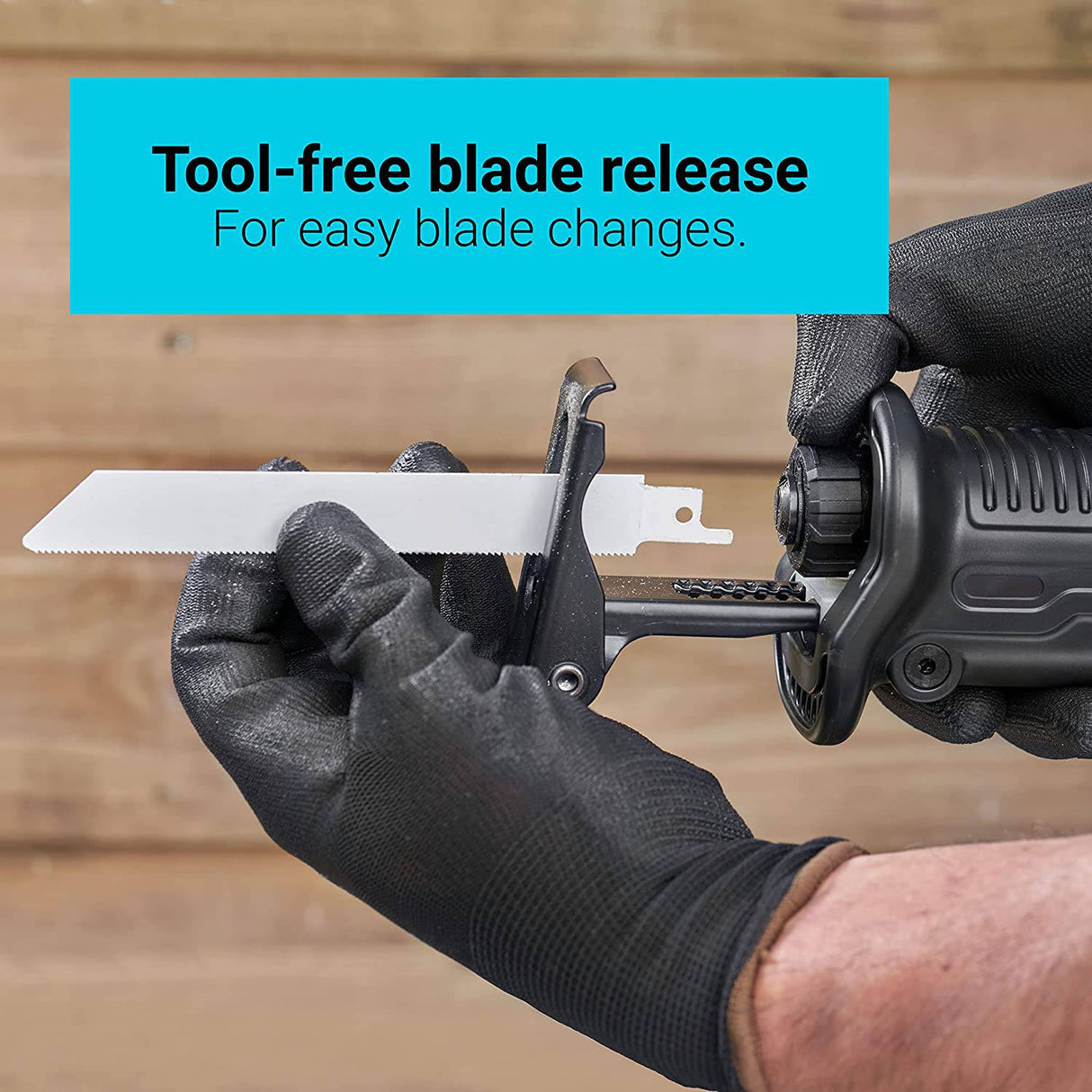 BLACK+DECKER Sierra de sable eléctrica de 7 amperios con soporte de ramas extraíble (BES301K) - DIGVICE MX