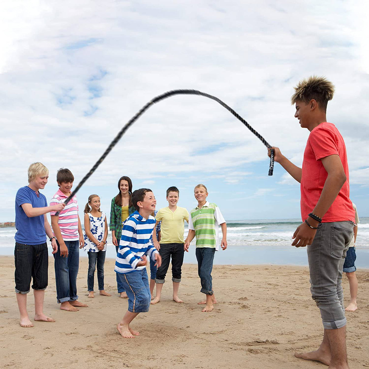 Dreetino - 2LB-10FT Heavy Durable Jump Rope Adult Fitness Weighted