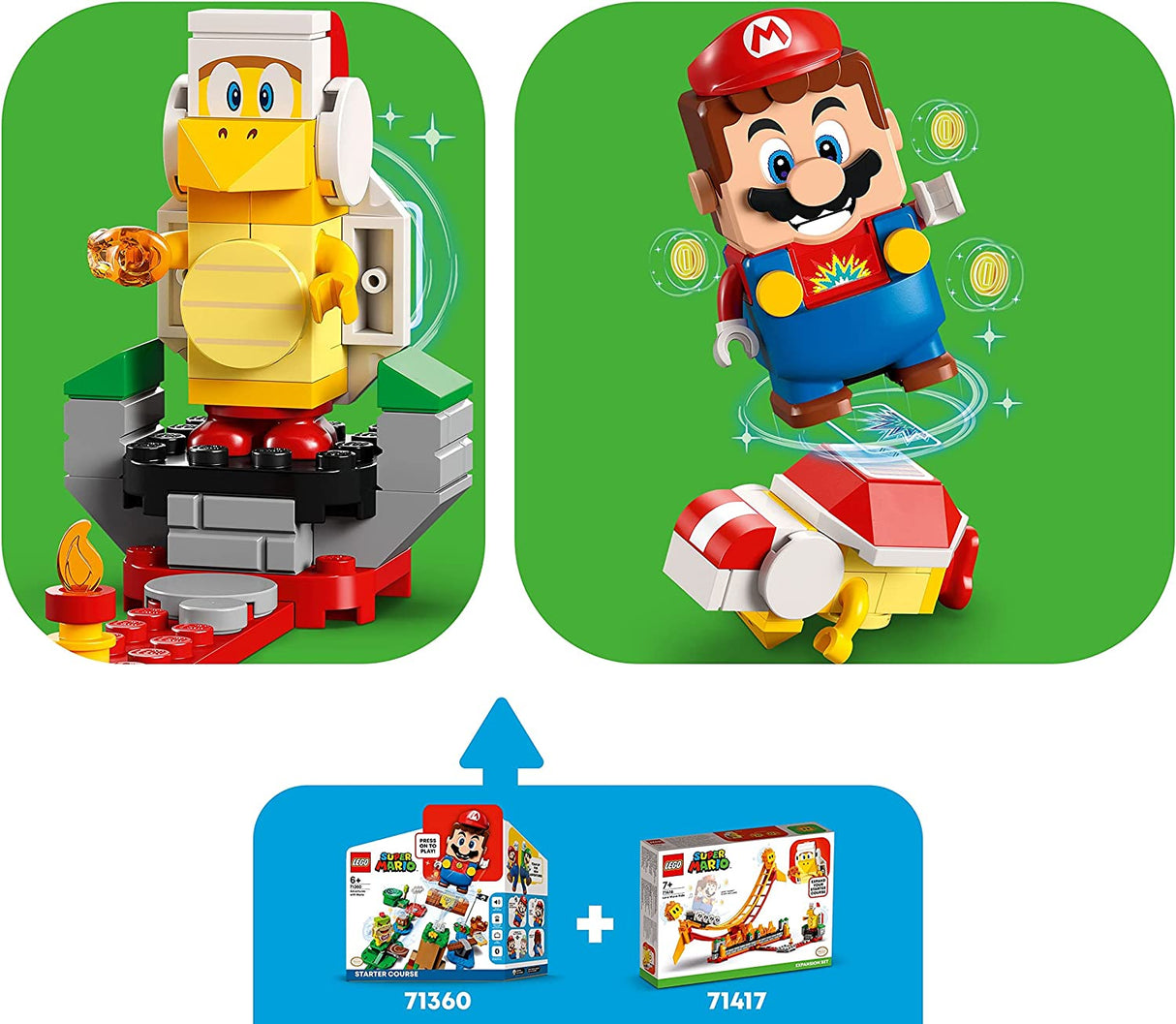 LEGO Super Mario Lava Wave Ride Expansion 71416 (218 piezas)