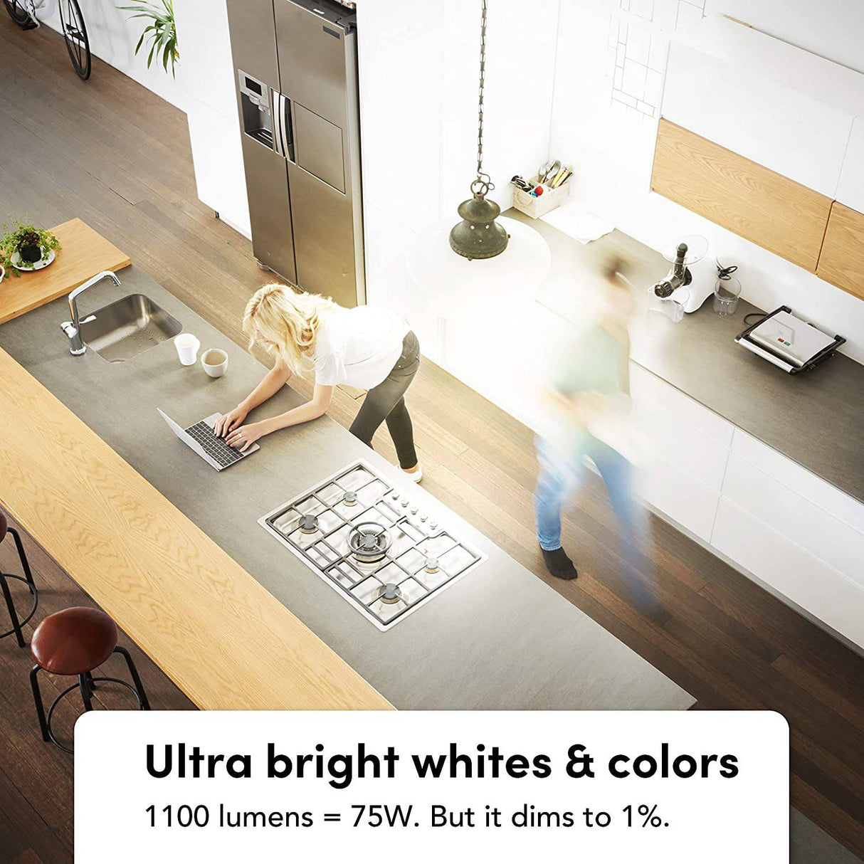 LIFX Color, A19 1100 lúmenes, bombilla LED inteligente Wi-Fi, miles de millones de colores y blancos, no requiere puente, funciona con Alexa, Hey Google, HomeKit y Siri multicolor (paquete de 2) - DIGVICE MX