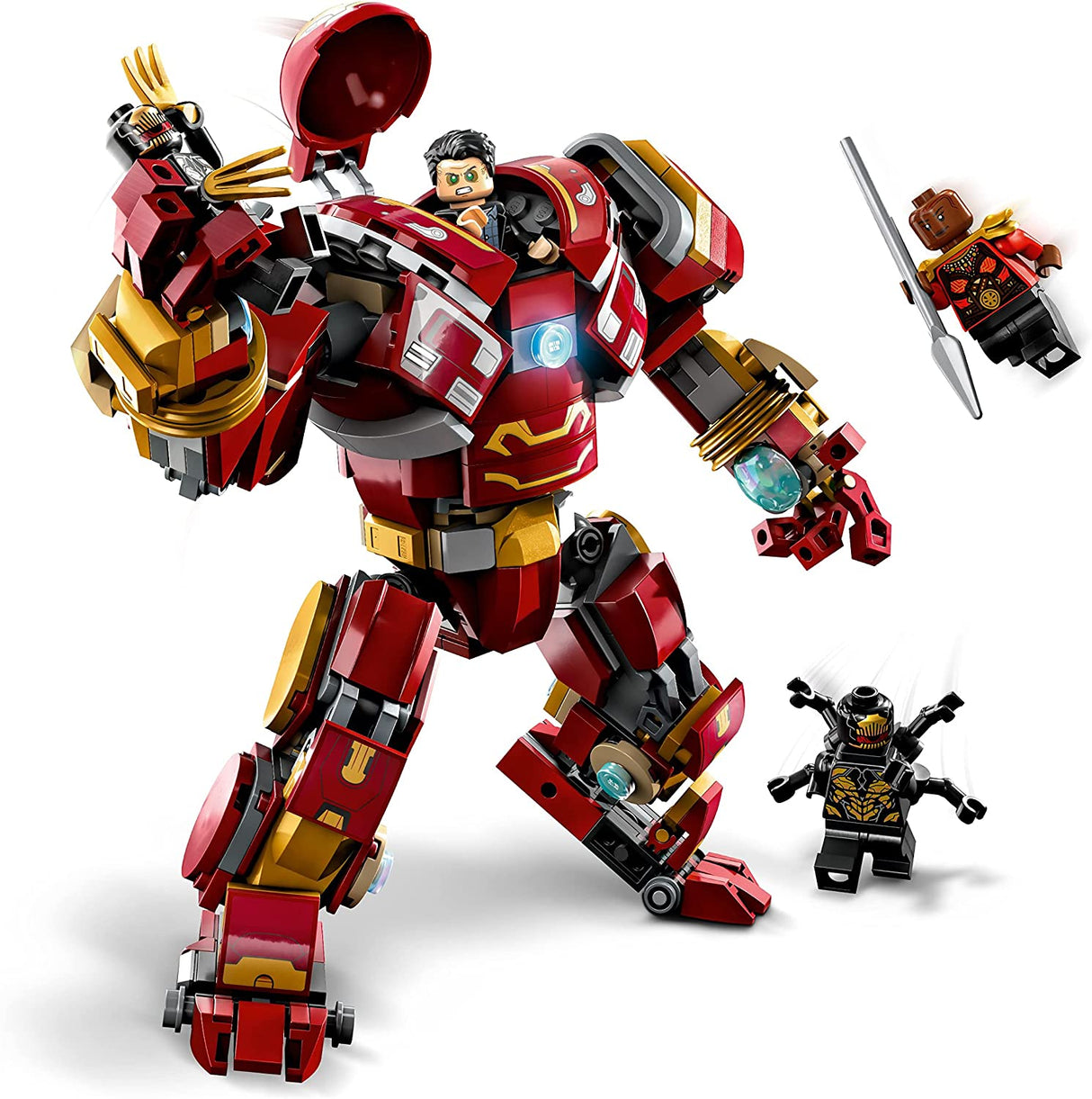 LEGO Marvel The Hulkbuster: The Battle of Wakanda 76247 Juego de juguetes de construcción para niños, niños y niñas a partir de 8 años (385 piezas)