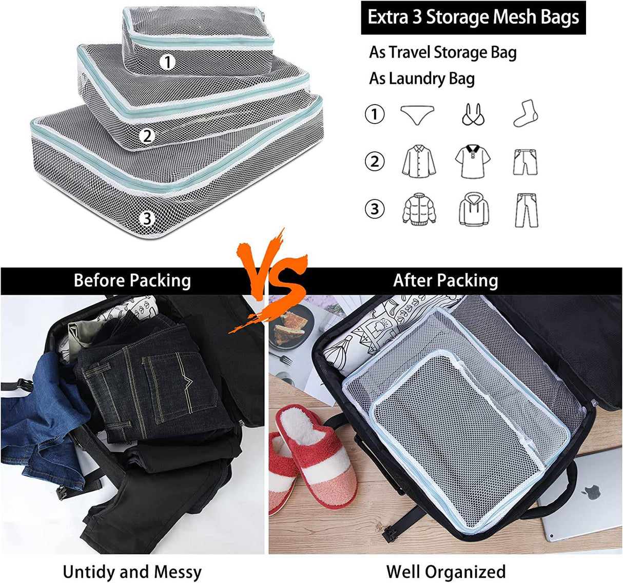 Lubardy - Mochila de viaje para hombres y mujeres Mochila de transporte aprobada para vuelo de 17 pulgadas Impermeable Grande 40L