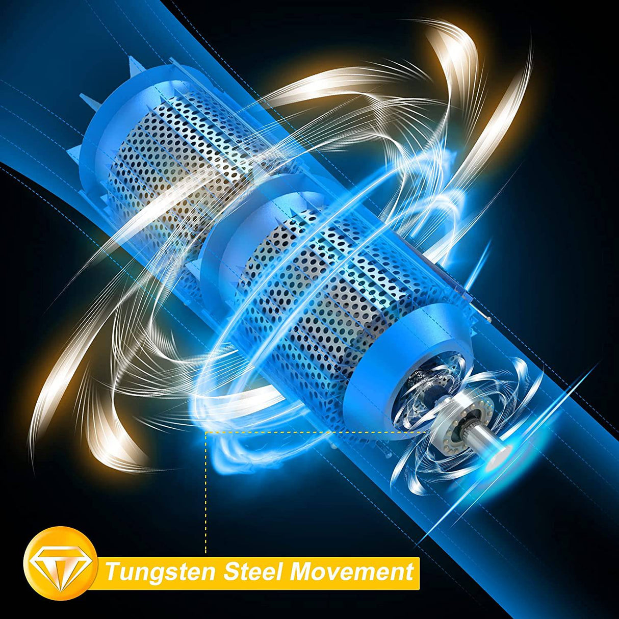 YON.SOU. 18 piezas lápiz troqueladora herramienta de aire 1/8 "pluma de grabado neumática 70.000 RPM aire Micro lápiz molinillo Kit - DIGVICE MX