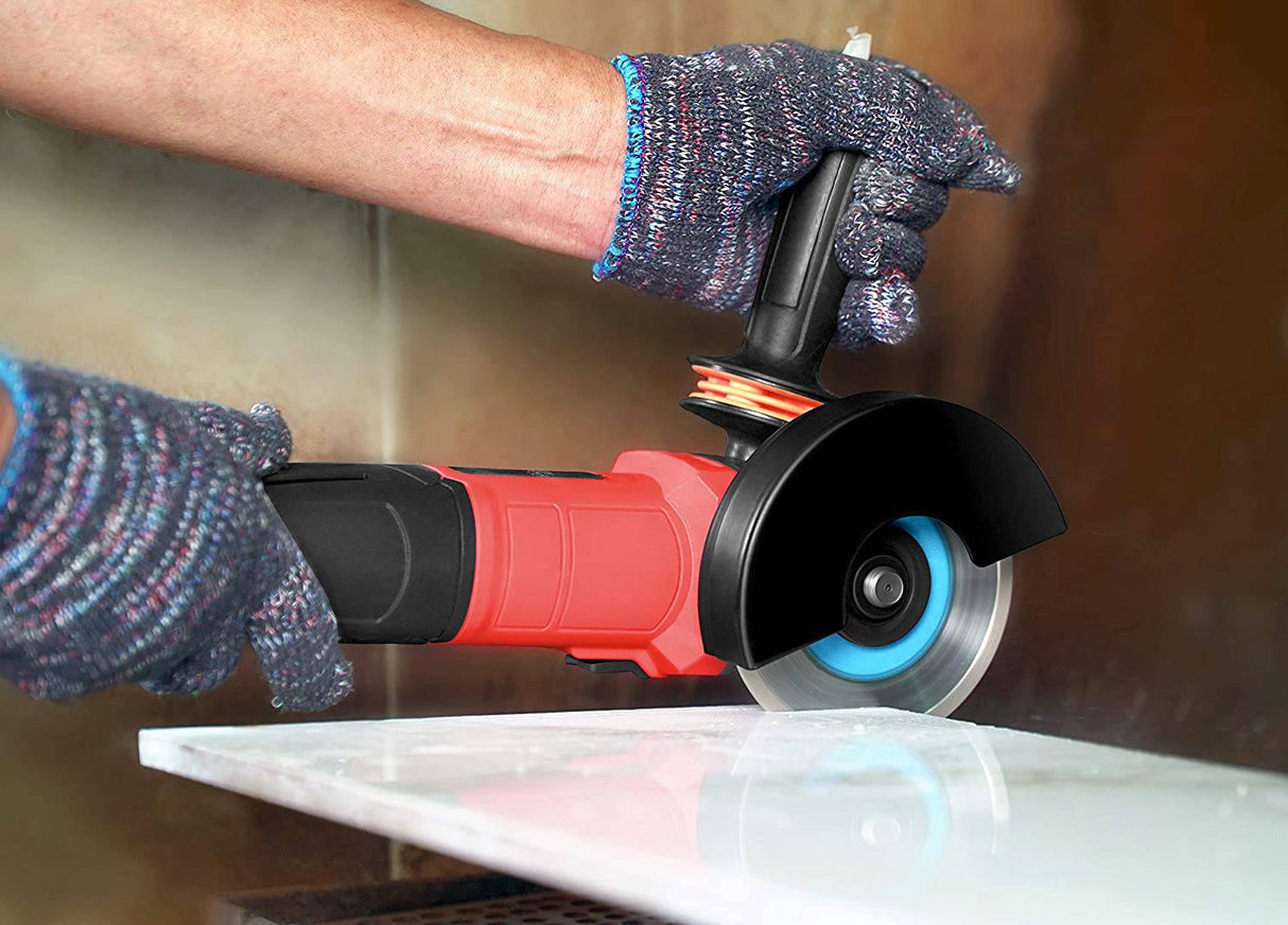 XOMO- Herramienta de amoladora angular eléctrica 4-1/2 pulgadas, 8.5A 12000RPM con rueda de molienda de 115 mm 3 piezas - DIGVICE MX