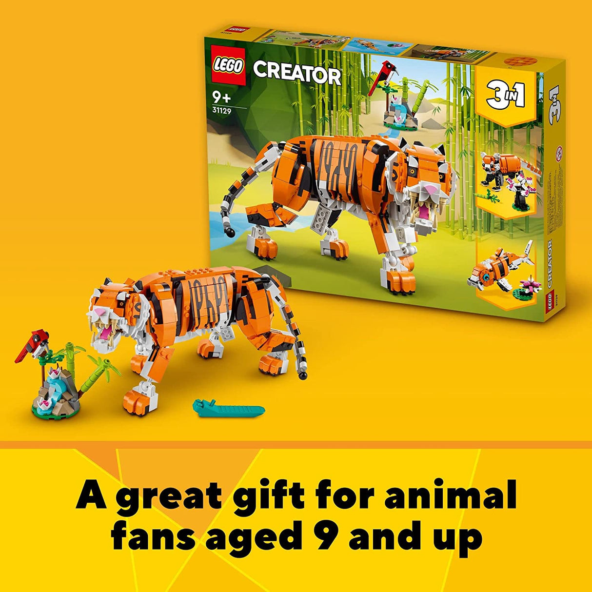 LEGO Creator 3in1 Majestic Tiger 31129 (755 piezas)
