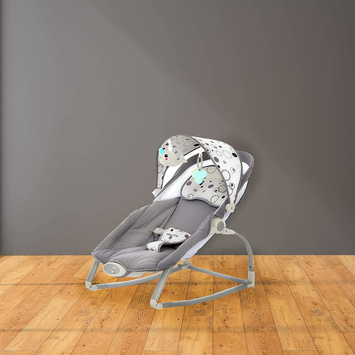 Dream On Me We Rock Infant Rocker II Perfect to Calm Baby, Comfy Time, Gray - DIGVICE MX