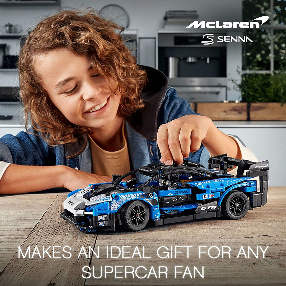 LEGO Technic McLaren Senna GTR 42123 Juego de juguetes de construcción para niños, niños y niñas a partir de 10 años (830 piezas)