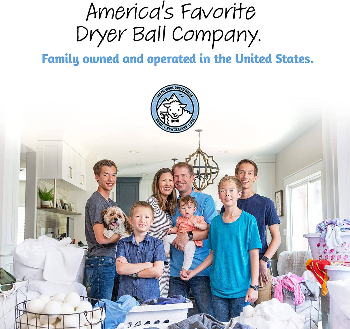 Smart Sheep paquete de 6 - Bolas de lana para secadora - Suavizante de tela natural XL Premium galardonado - Bolas de lana reemplazan las hojas de la secadora - Bolas de lana para secadora - Bolas de lavandería para secadora - DIGVICE MX