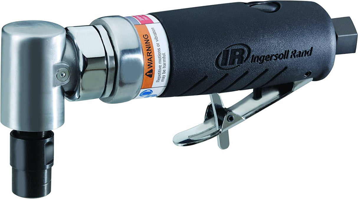 Ingersoll Rand 3101G Air Die Grinder Edge Series - 1/4", trabajo pesado, ángulo recto, empuñadura ergonómica, construcción de cojinete de bolas, herramienta liviana, negro - DIGVICE MX