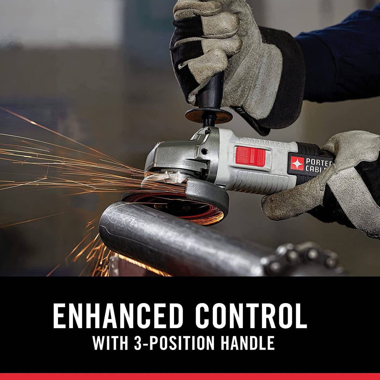 Herramienta de amoladora angular PORTER-CABLE, 4-1/2 pulgadas, 6 amperios (PCEG011) - DIGVICE MX