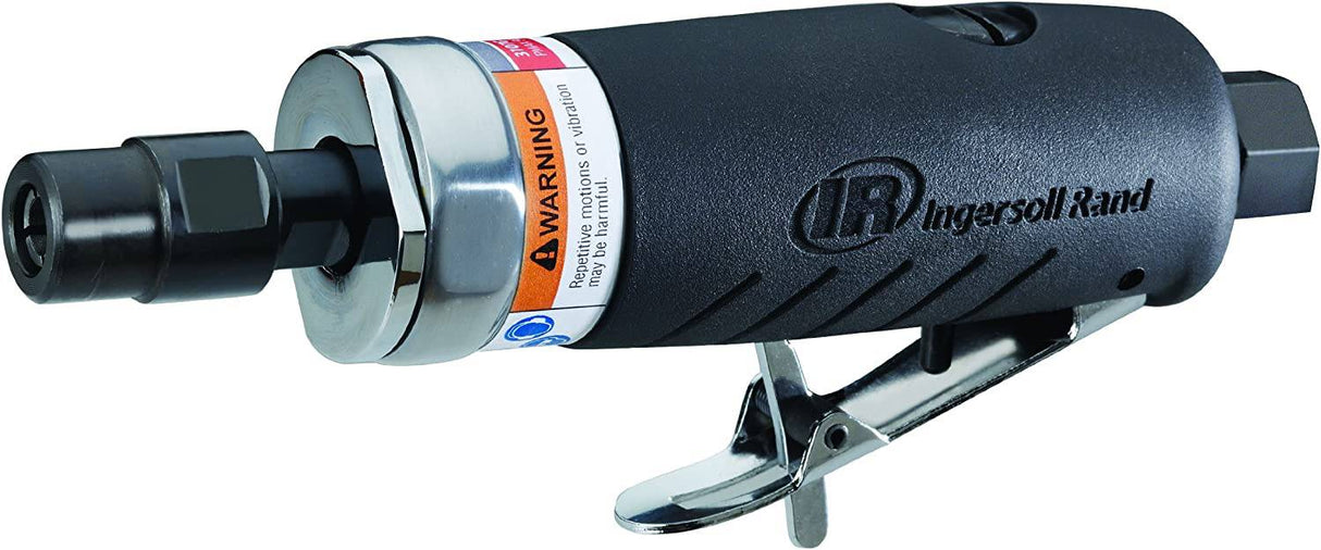 Ingersoll Rand 3107G Air Die Grinder Edge Series - 1/4", resistente, recto, empuñadura ergonómica, construcción de rodamiento de bolas, herramienta liviana, negro - DIGVICE MX