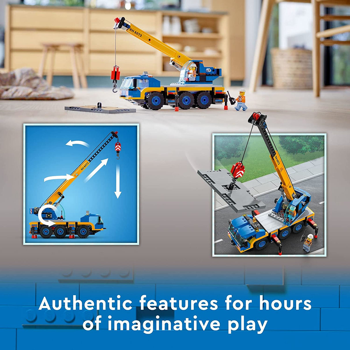 LEGO City Great Vehicles Mobile Crane 60324 (340 piezas)