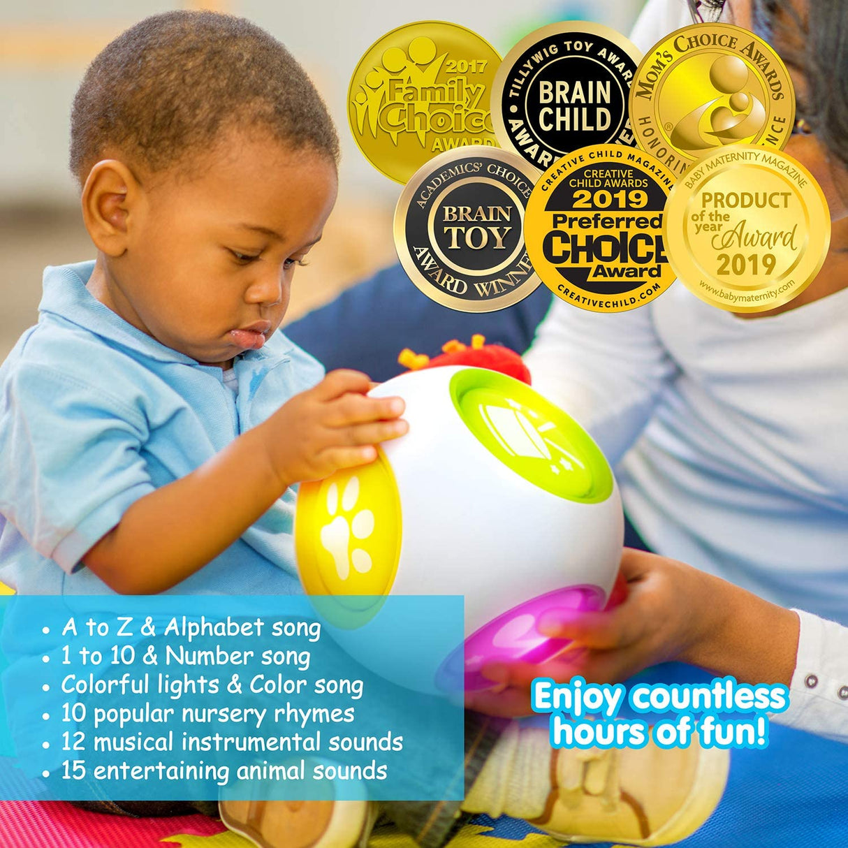 BEST LEARNING - Cubo de aprendizaje - Centro de actividad musical educativo Bloque de juguete para bebés - 1021