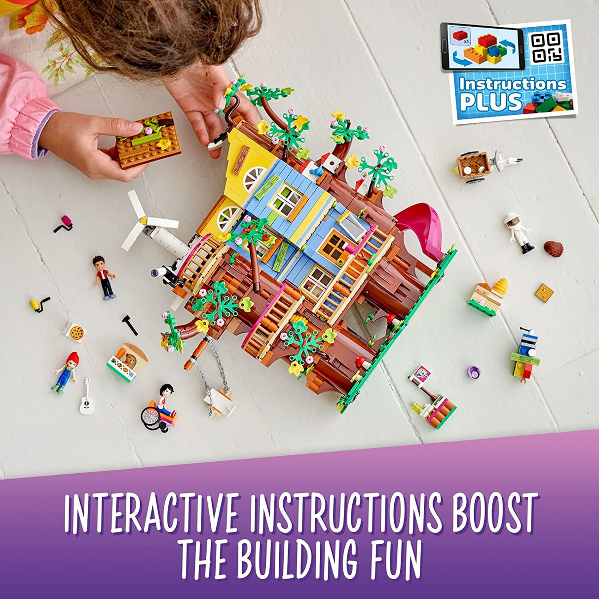 LEGO Friends Casa del árbol de la amistad 41703 (1114 piezas)