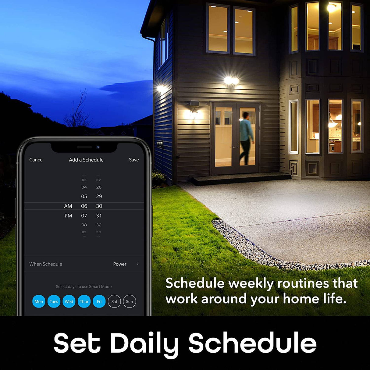 Geeni LUX Foco reflector inteligente, blanco, para exteriores, 2700 K-6500 K, bombilla LED regulable, E26, PAR38, 11 W, 1000 lúmenes, sin concentrador compatible con Alexa, Google Home, requiere Wi-Fi de 2,4 GHz, paquete de 2 - DIGVICE MX