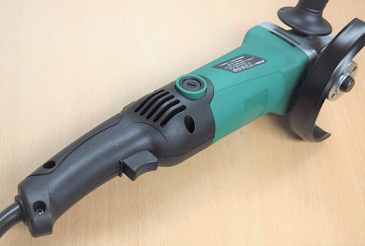 Hoteche - Amoladora angular eléctrica de velocidad variable de 4-1/2 pulgadas, empuñadura de gatillo, mango largo, 950 W - DIGVICE MX