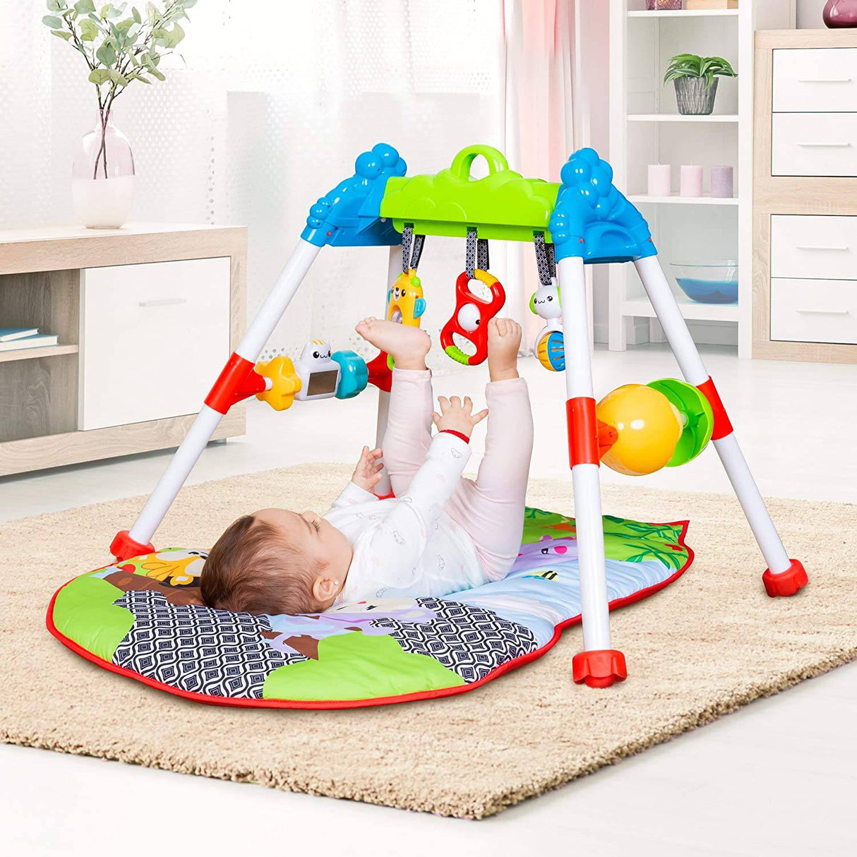 SMART STEPS by baby trend Jammin' Gym con Play Mat - DIGVICE MX