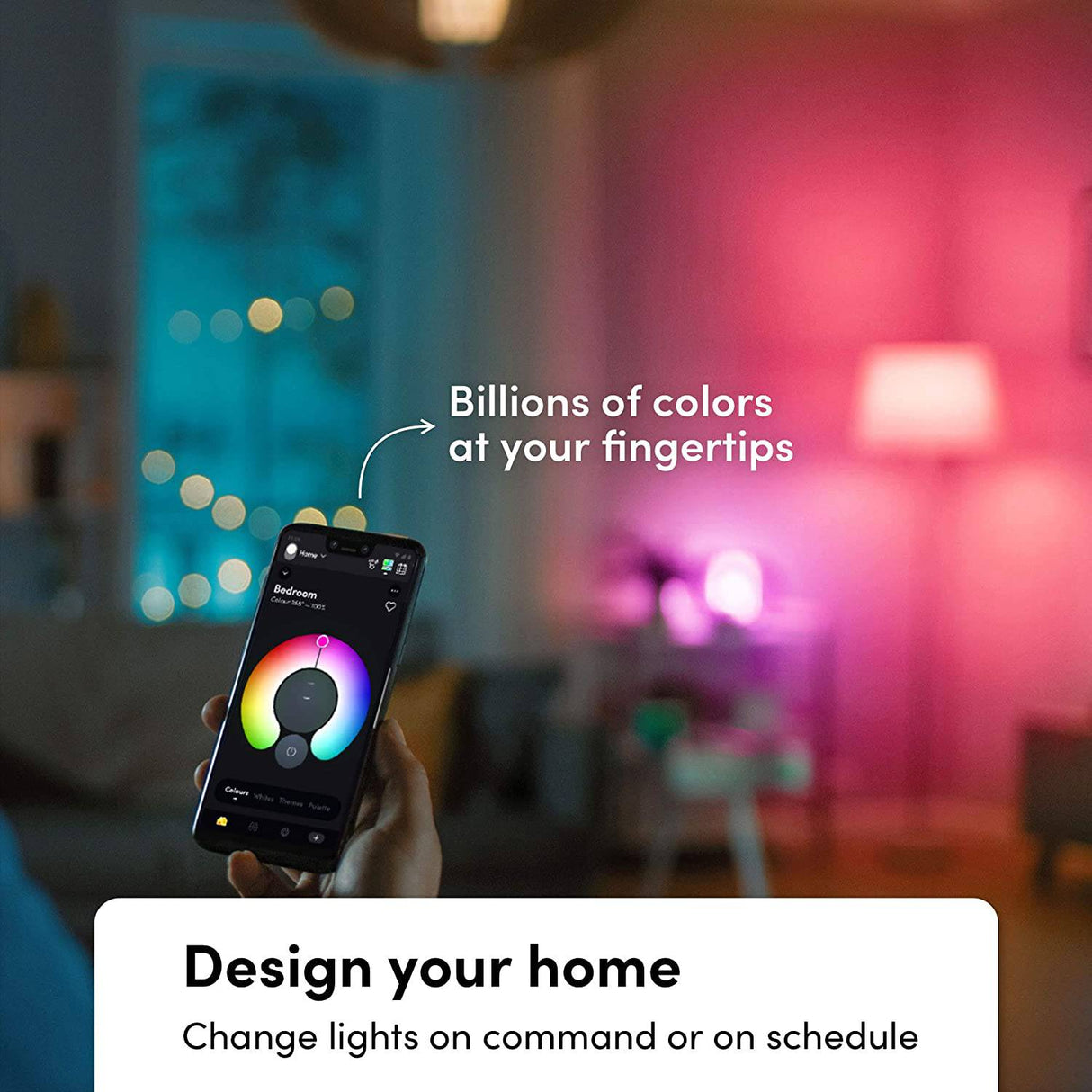 LIFX Color, A19 1100 lúmenes, bombilla LED inteligente Wi-Fi, miles de millones de colores y blancos, no requiere puente, funciona con Alexa, Hey Google, HomeKit y Siri multicolor (paquete de 2) - DIGVICE MX