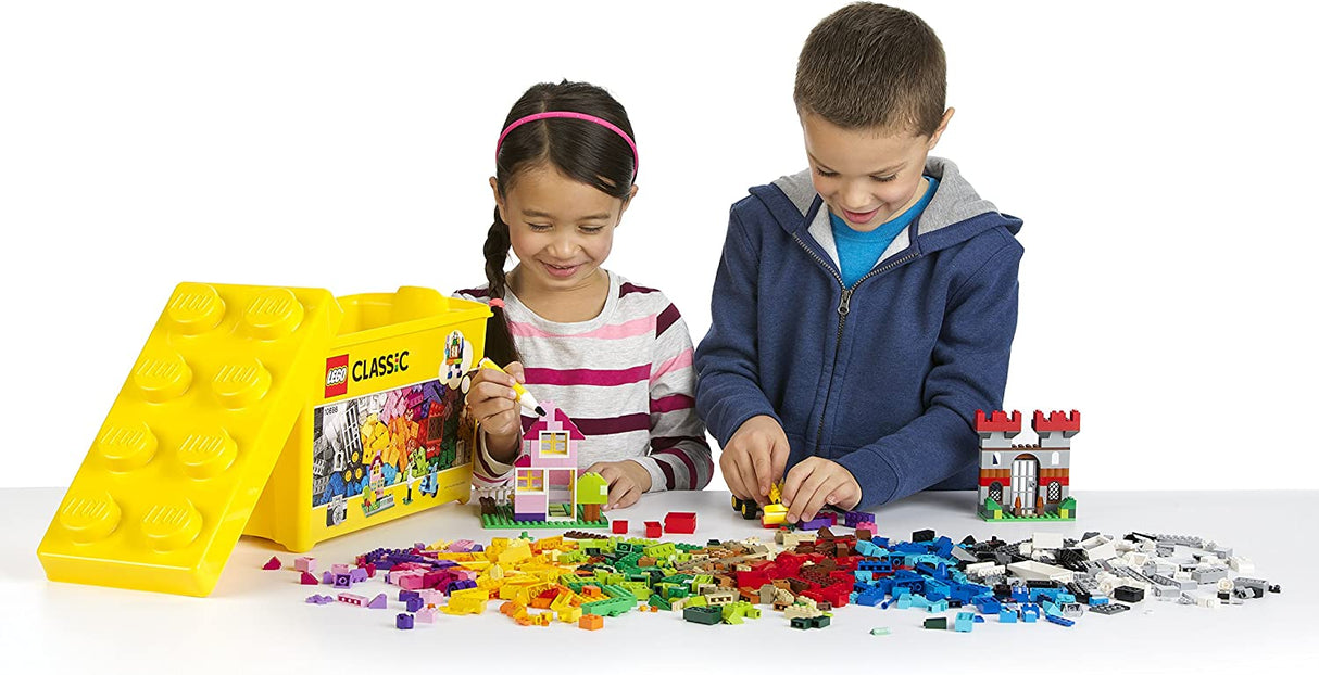 LEGO Classic Large Creative Brick Box 10698 Juego de juguetes de construcción para niños, niños y niñas de 4 a 99 años (790 piezas)