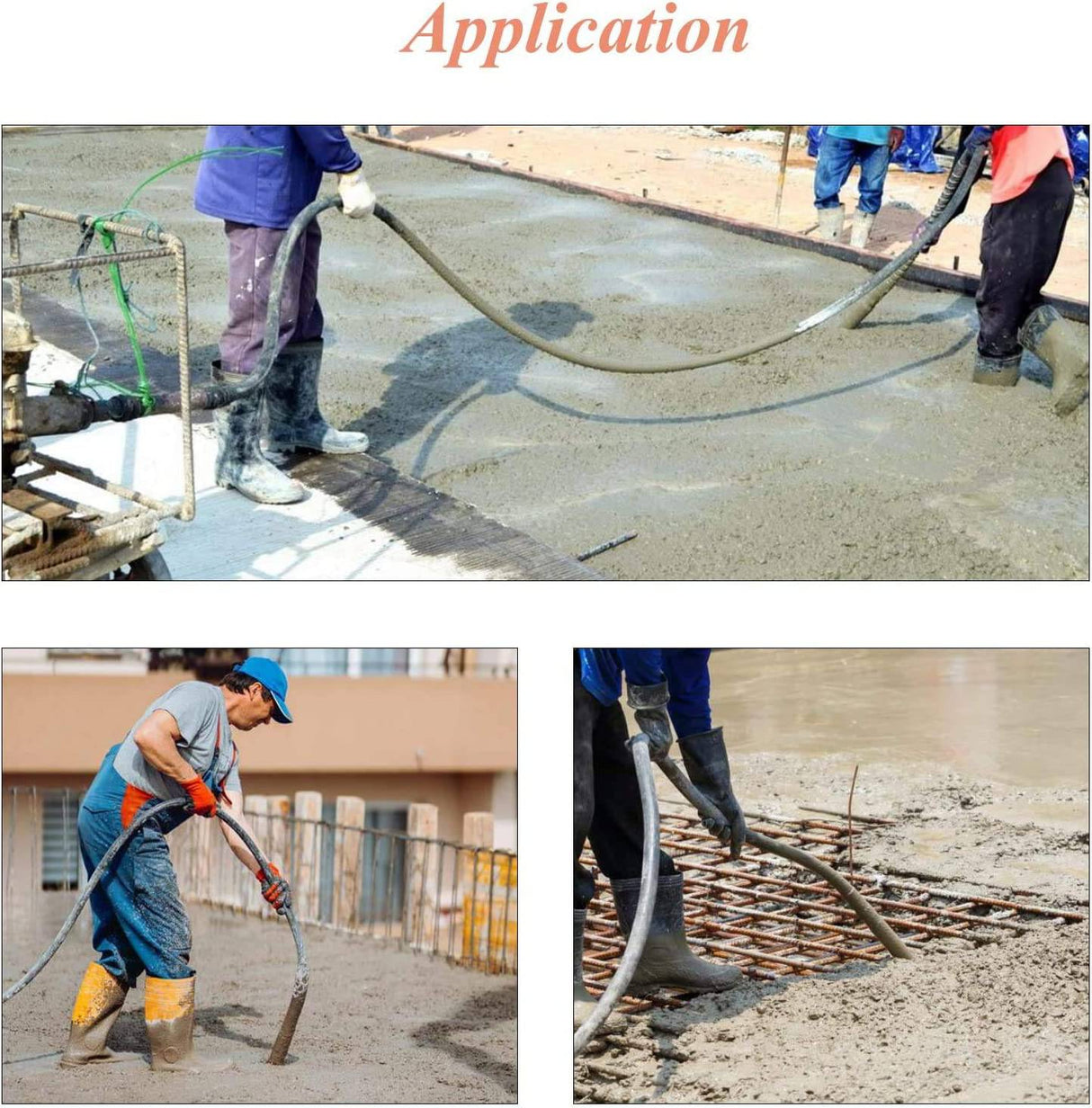 YJINGRUI vibrador de hormigón eléctrico 16000VPM 2.0HP 110V de mano con barra de eje de 14-3/4ft (4.5m) - DIGVICE MX