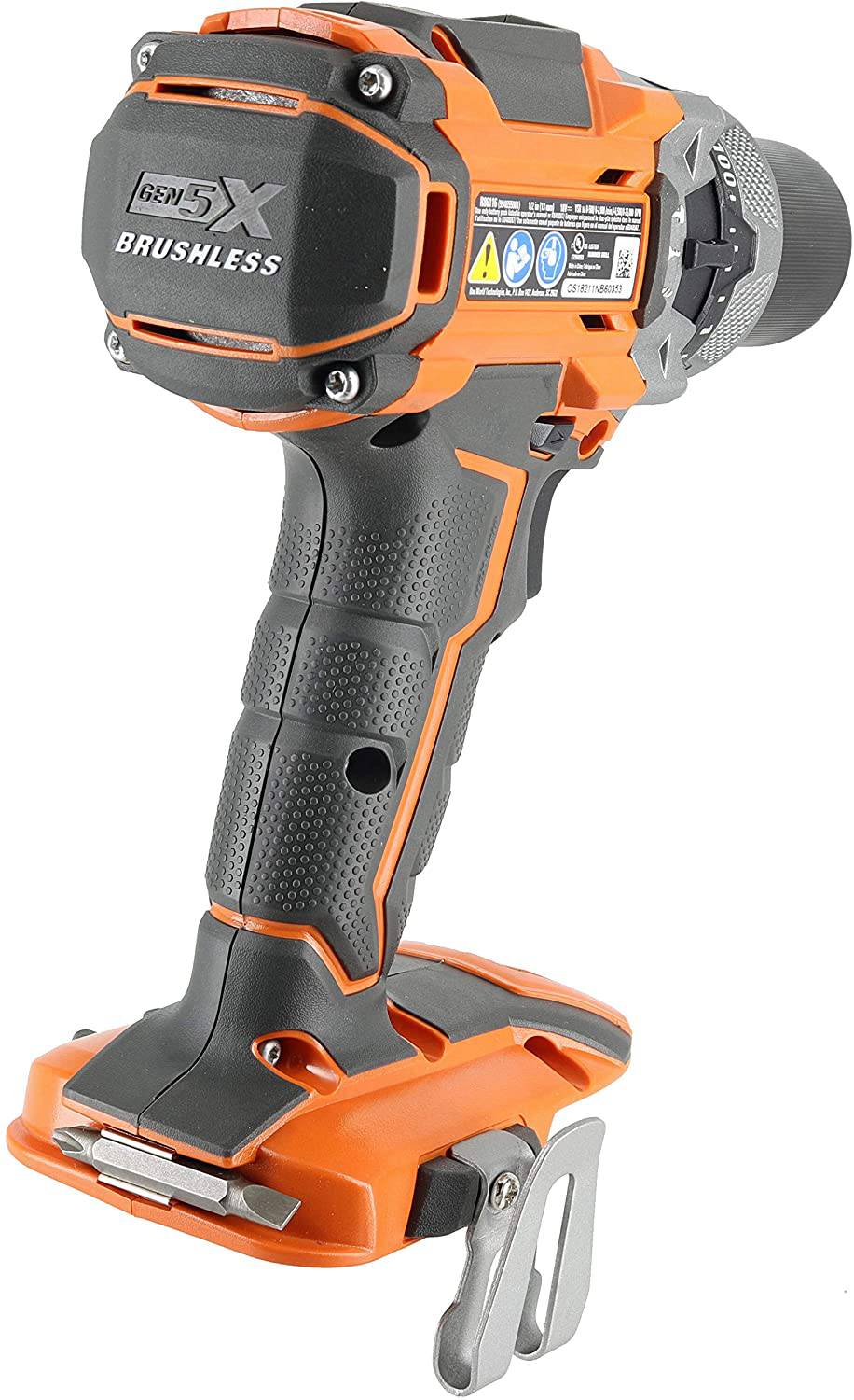 Ridgid R86116 taladro percutor inalámbrico de 18 voltios de 1/2 pulgada con batería de iones de litio (solo la herramienta, no incluye batería ni cargador) - DIGVICE MX