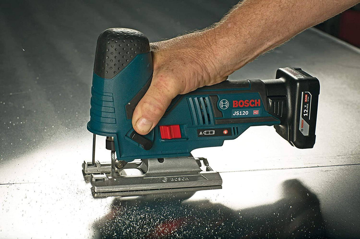 Bosch JS120N 12V Max Barrel-Grip Sierra caladora (herramienta básica), azul - DIGVICE MX