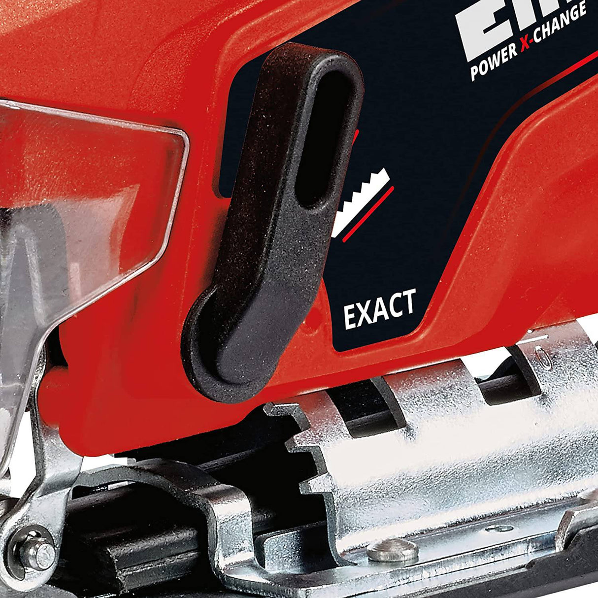 Einhell TC-JS Power X-Change Sierra de calar inalámbrica de 18 voltios 2700 SPM, longitud de carrera de 4/5 pulgadas, ángulo de bisel máximo de 45° - DIGVICE MX